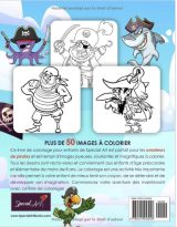 Pirates - Livre de Coloriage pour Enfants Plus de 50 pages à colorier - de 4 à 8 ans