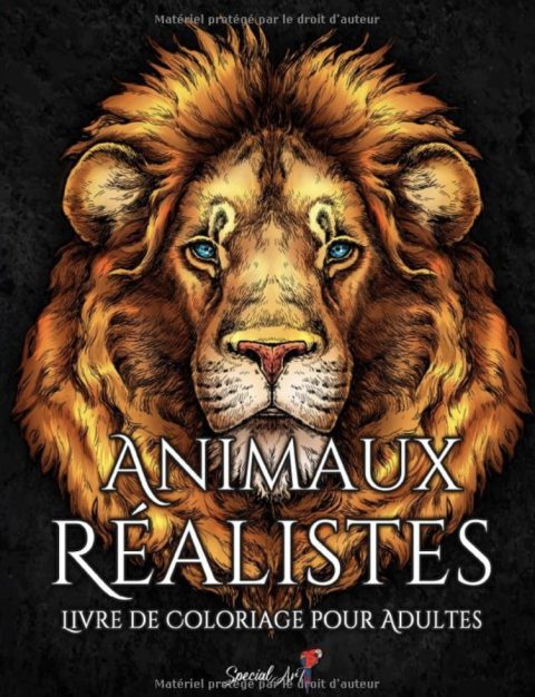 Animaux Réalistes - Livre de Coloriage pour Adultes