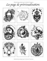 100 Tatouages - Livre de Coloriage pour Adultes (Vol.1)