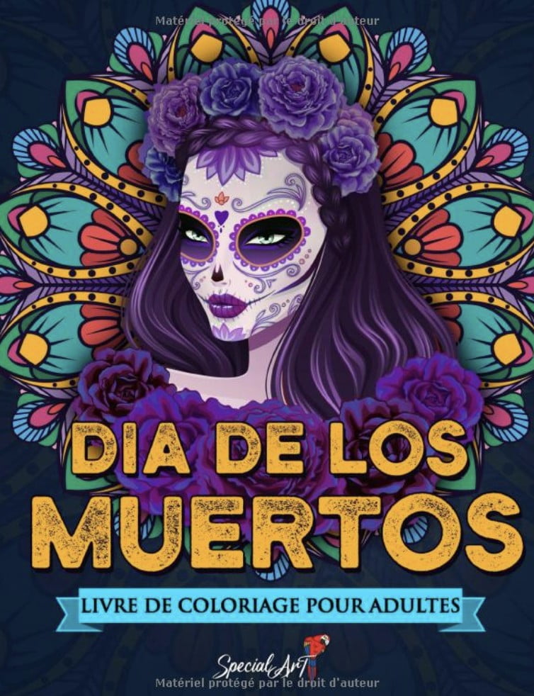 Día de los Muertos - Livre de Coloriage pour Adultes