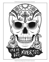 Día de los Muertos - Livre de Coloriage pour Adultes