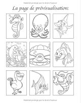 Animaux Marins - Livre de Coloriage pour Enfants Plus de 50 pages à colorier