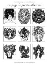 Fantasy Women - Livre de Coloriage pour Adultes