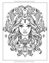 Fantasy Women - Livre de Coloriage pour Adultes