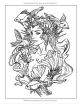 Sirènes - Livre de Coloriage pour Adultes