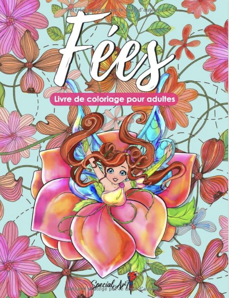 Fées - Livre de Coloriage pour Adultes