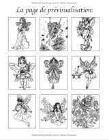 Fées - Livre de Coloriage pour Adultes