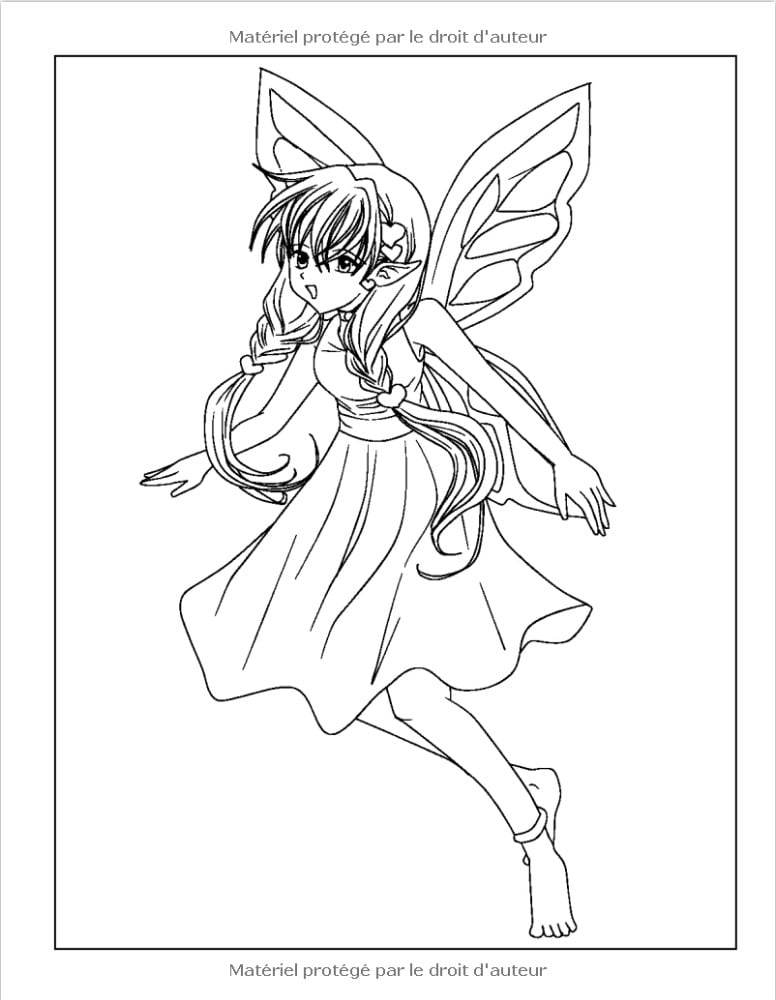 Fées - Livre de Coloriage pour Adultes