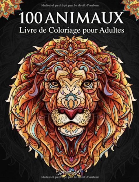 100 Animaux - Livre de Coloriage pour Adultes