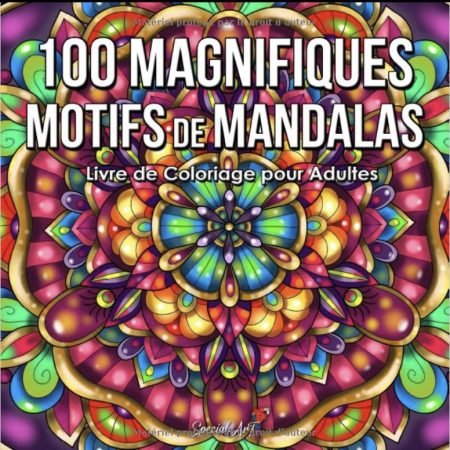100 Magnifiques Motifs de Mandalas Livre de Coloriage pour Adultes