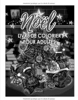 Noël Livre de Coloriage pour Adultes - 50 dessins relaxants