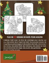 Noël Livre de Coloriage pour Adultes - 50 dessins relaxants