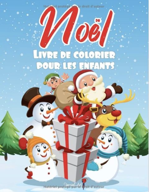 Noël Livre à Colorier pour les Enfants