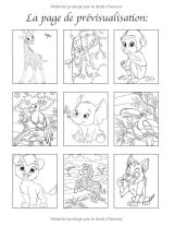 Animaux de la Savane - Livre de Coloriage pour Enfants