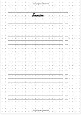 Bullet Journal A5 Licorne Dot point, bullet journal, dot grid
