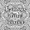 Je suis unique Mandalas à colorier de pensées positives pour la confiance en soi, l'amour de soi et la motivation