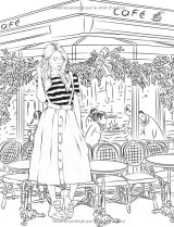 Livre de Coloriage Portrait de Femmes 40 Dessins et Mise en Scène