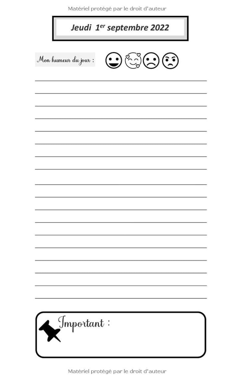 AGENDA 2022-2023 Agenda scolaire licorne collège lycée étudiant