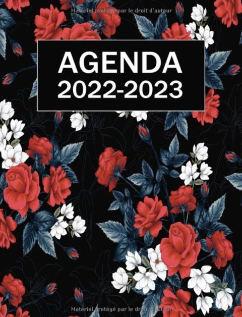 Agenda 2022-2023 Semainier 1 semaine sur deux pages