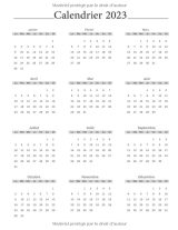 Agenda 2022-2023 Semainier 1 semaine sur deux pages ,18 mois de juin 2022 à décembre 2023,