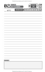 Agenda Scolaire 2022 2023 Gamer - Planificateur journalier 1 jour par page