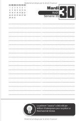 Agenda Scolaire Organiseur Scolaire Pour Fille, Étudiants Collège, Lycée