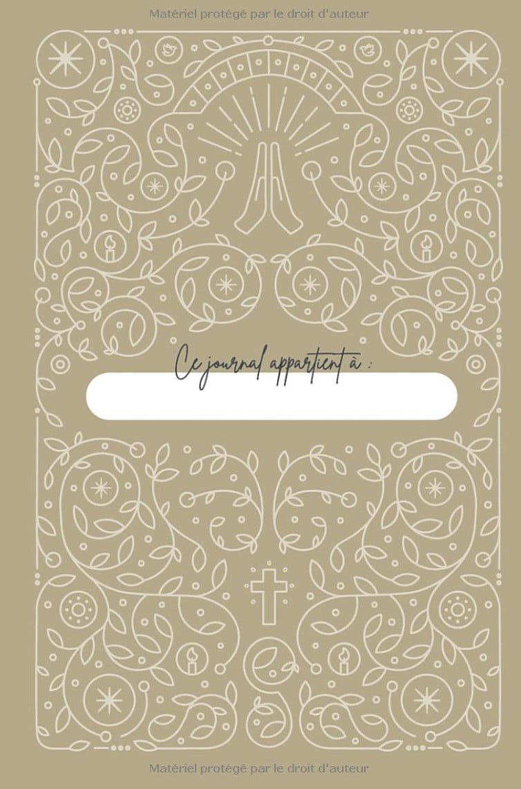 Journal de Prière pour Femme - Carnet de note de Prière Chrétien