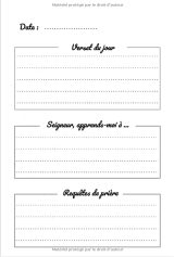 Journal de prière - Carnet de bord de prière - Pour les femmes chrétiennes amoureuses des saintes écritures