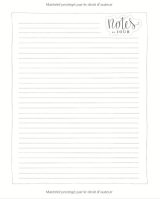 Carnet de notes ligné avec 158 pages, journal à couverture souple