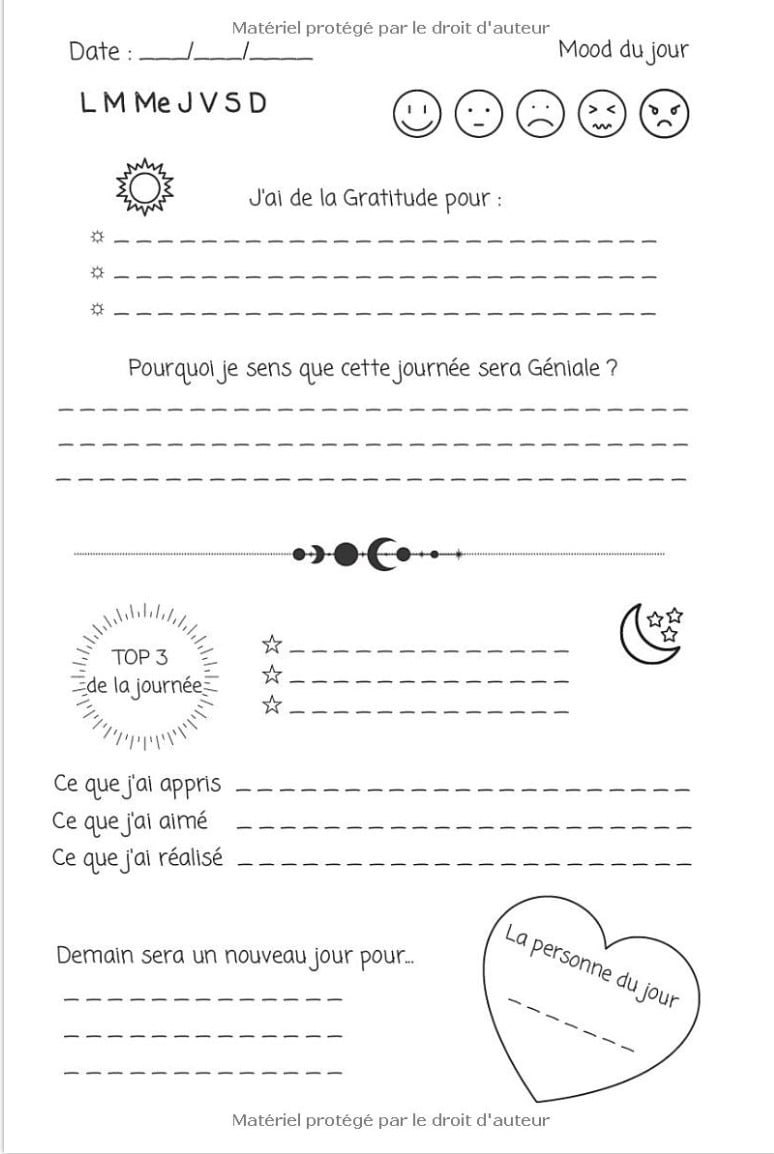 Journal de gratitude d'une ado au top Livre positif de confiance en soi et motivation - dès 12 ans