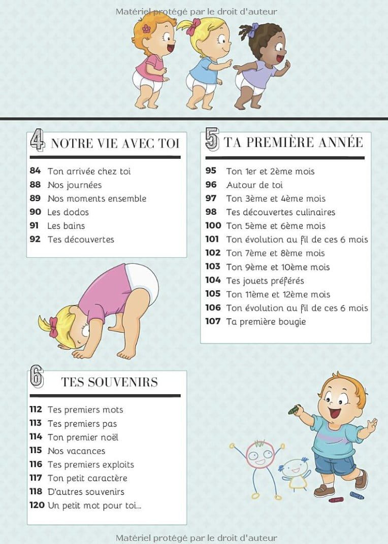 Mon journal de grossesse à compléter De la grossesse à la première année de bébé
