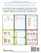 Mathématique Maternelle Moyenne Et Grande Section MS GS 4 - 6 ans Cahier d'Exercices de Maths avec Jeux et Activités