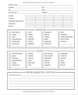 À votre santé : Carnet de dégustation de vins