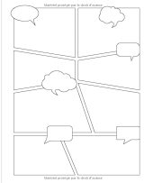 Crée ta propre bande dessinée 100 planches de BD vierges pour adultes, ados & enfants