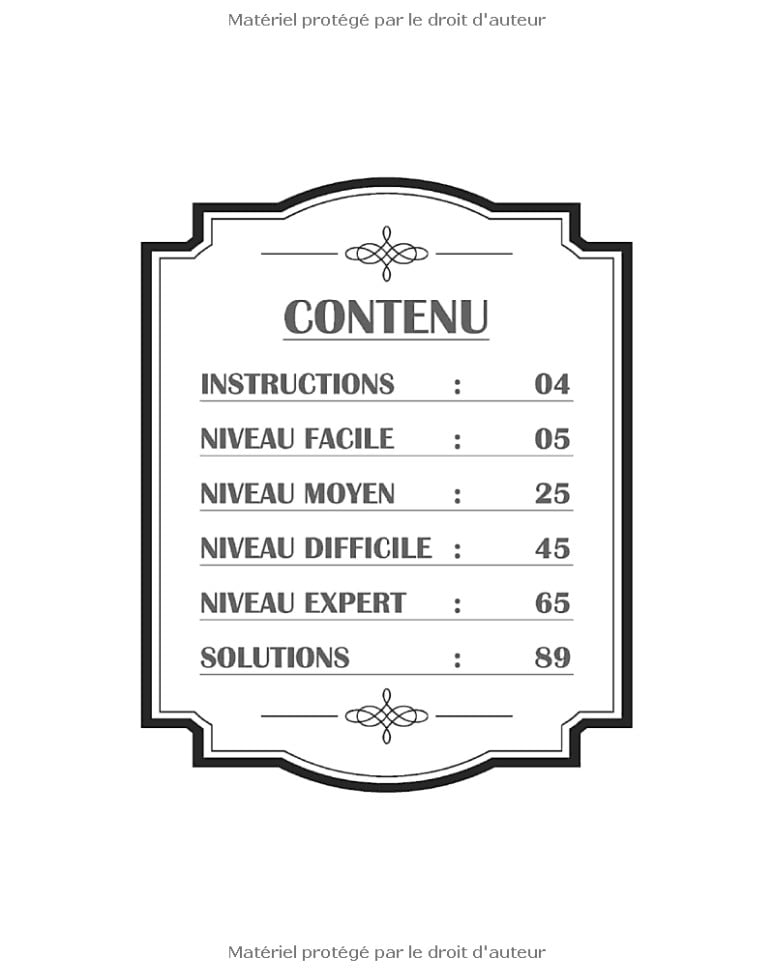 Sudoku Facile Moyen Difficile et Expert - Plus de 500 Grilles avec Solutions sudoku pour adultes.