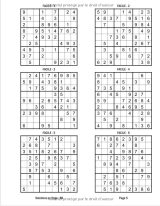 Sudoku Facile Moyen Difficile et Expert - Plus de 500 Grilles avec Solutions sudoku pour adultes.