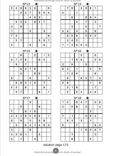 Maxi sudoku 1000 grilles 3 niveaux de difficulté  facile moyen et difficile