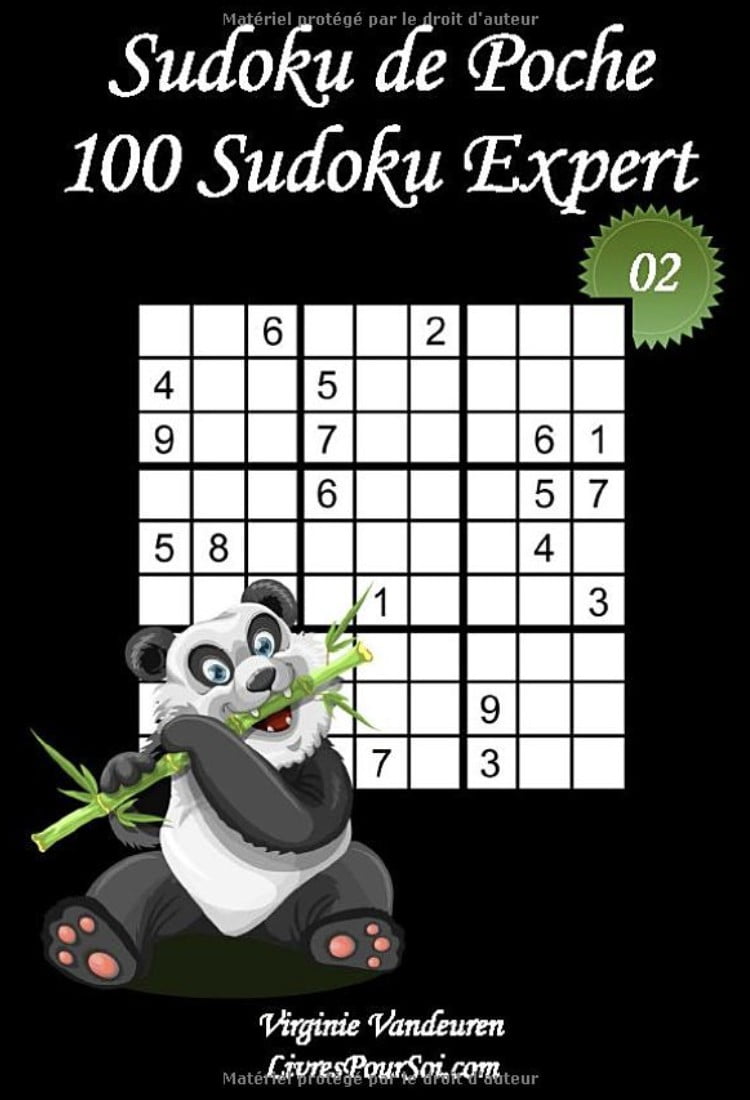 Sudoku de Poche - Niveau Expert - N°2 100 Sudokus Expert