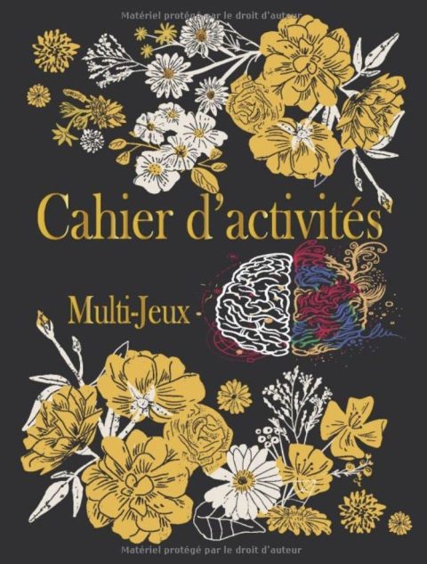 Cahier d’activités séniors multijeux Grand format de mémoire et de logique pour sénior et adultes