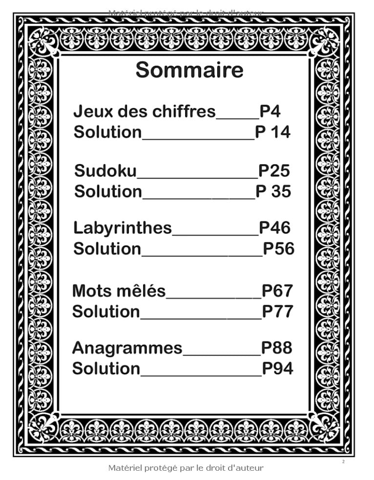 Cahier d’activités séniors multijeux Grand format de mémoire et de logique pour sénior et adultes
