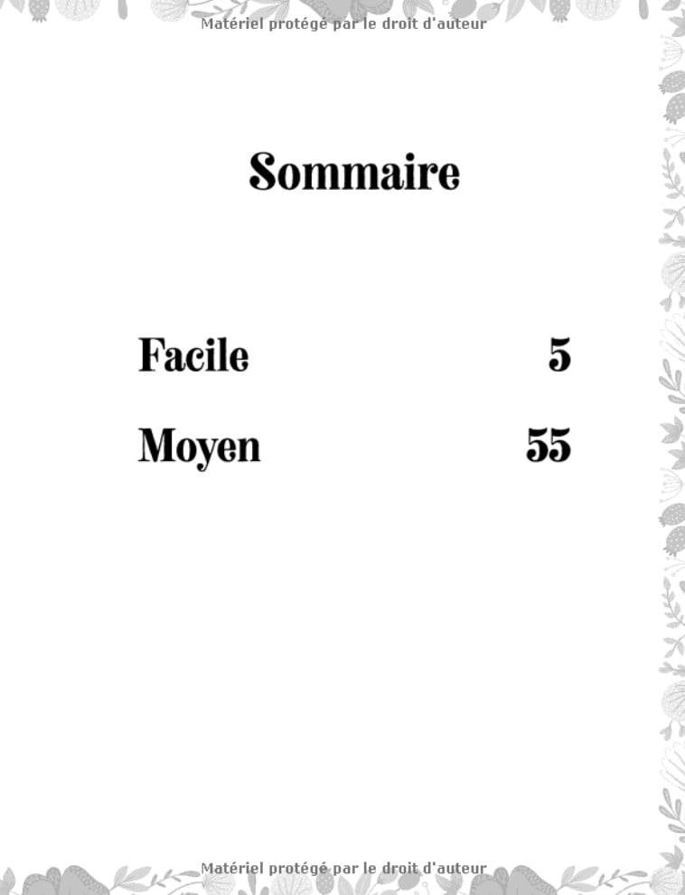 Grand livre de Sudoku pour adultes - 500 Puzzles - Facile à Moyen