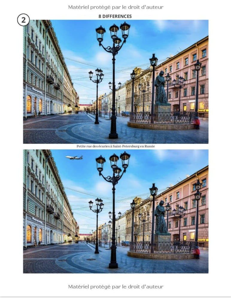 JEUX DES DIFFERENCES : Monuments, capitales et villes du monde dans ce livre original