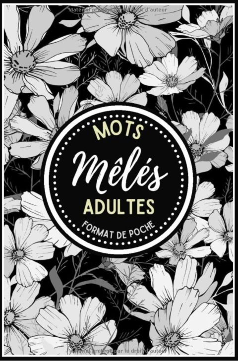Mots mêlés adultes format de poche : 2500 mots cachés