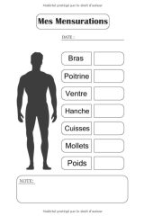 Carnet d'Entrainement Musculation journal pour Suivre et comptabiliser les entrainements de fitness