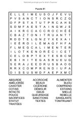 Mots mêlés adultes format de poche : 2500 mots cachés