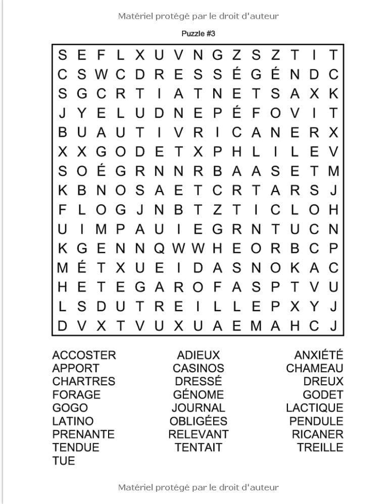 Mots Mêlés Seniors 2500 MOTS CACHÉS : GROS CARACTÈRES ET 100 GRANDES GRILLES XXL