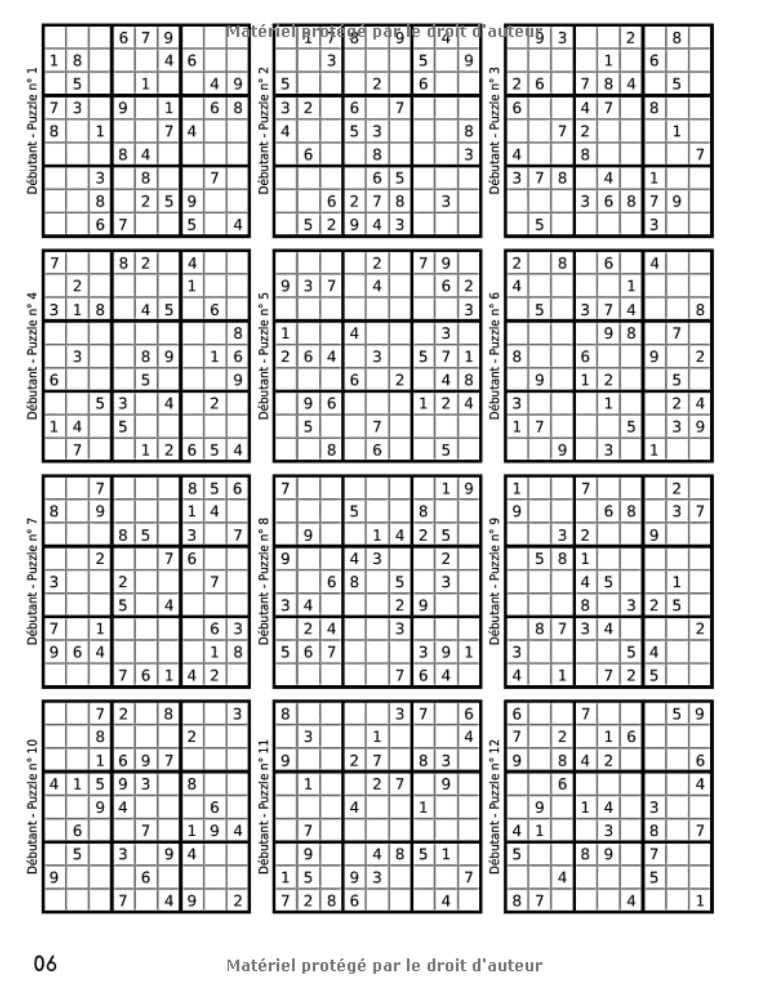 Livre de Sudoku Adulte Grand Format - 3650 grilles - 1 Puzzle par jour pendant 10 ans