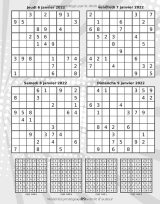 Sudoku 2022 - Calendrier - Livre Sudoku Adulte Grand Format - Débutant Facile Moyen