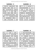 Sudoku enfant 8-12 ans 240 grilles de Sudoku faciles pour enfants avec solutions