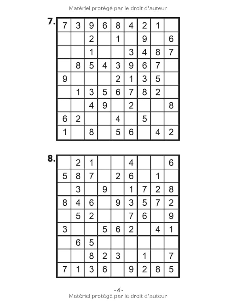 Sudoku Enfant 8-12 ans 200 Sudoku pour Enfants de 8 à 12 ans avec solutions